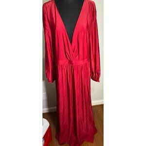 Faeriesty Elegant Red Maxi Dress Size 2XL